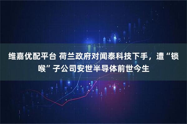 维嘉优配平台 荷兰政府对闻泰科技下手，遭“锁喉”子公司安世半导体前世今生